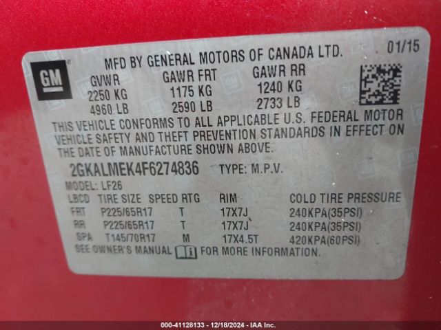 2GKALMEK4F6274836 GMC Terrain Sle-1