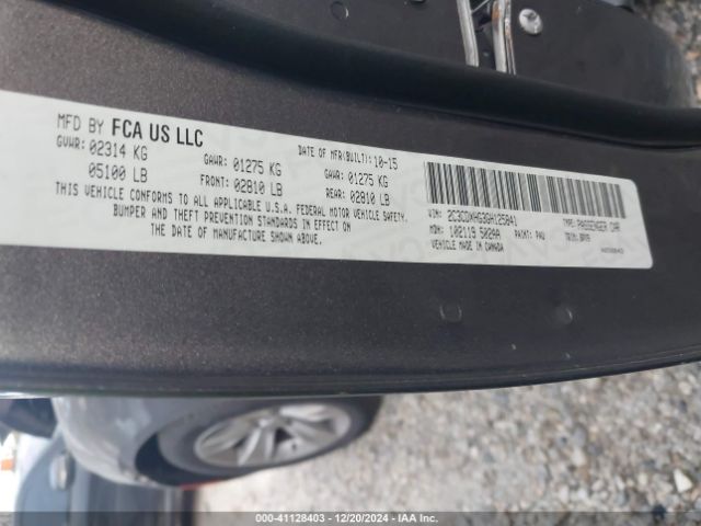 2C3CDXHG3GH125841 Dodge Charger Sxt
