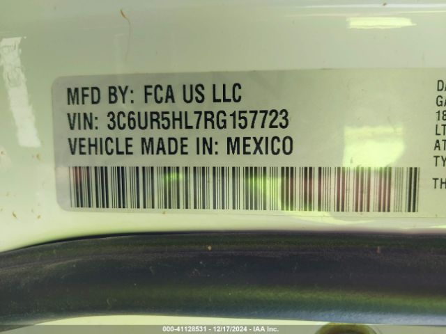 3C6UR5HL7RG157723 RAM 2500 Tradesman  4x4 8' Box
