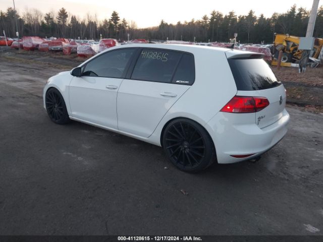 3VW217AU2HM037153 Volkswagen Golf Tsi S 4-door/tsi Se 4-door/tsi Sel 4-door/tsi Wolfsburg Edition 4-door