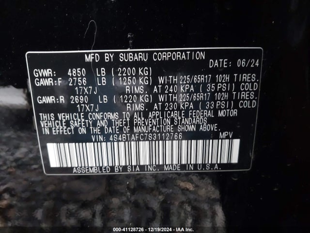 Subaru Outback Premium 2025 4S4BTAFC7S3112766 Image 9