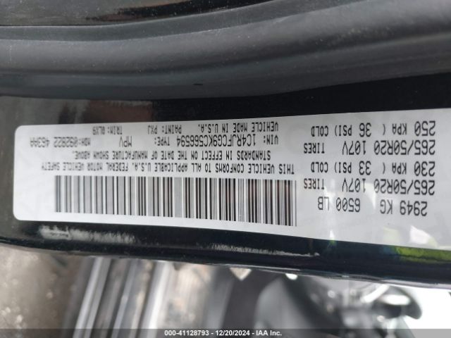 2019 JEEP GRAND CHEROKEE 1C4RJFCG9KC566594 Photo 8