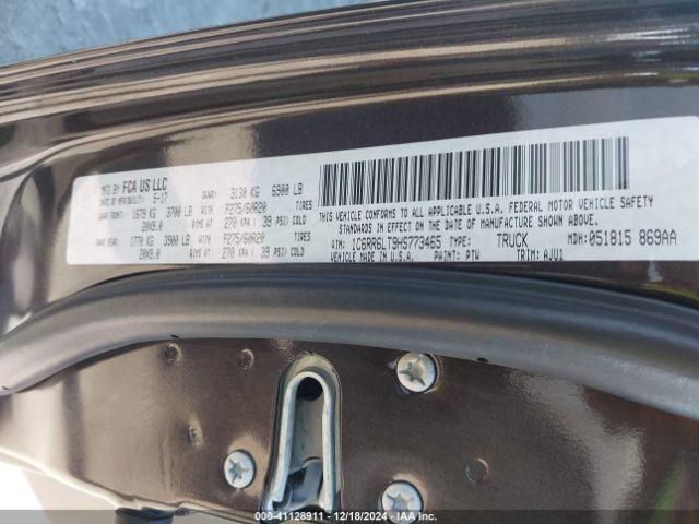 1C6RR6LT9HS773465 RAM 1500 Lone Star Silver  4x2 5'7 Box