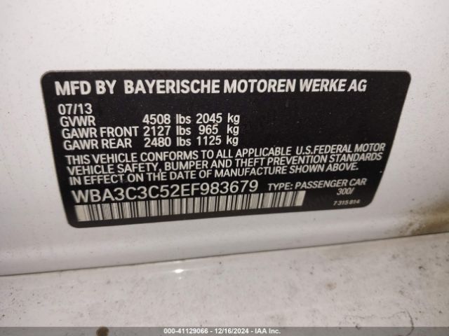 WBA3C3C52EF983679 BMW 320i Xdrive