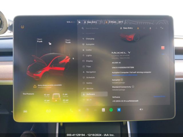 5YJYGDEE8LF057269 Tesla Model Y Long Range Dual Motor All-wheel Drive