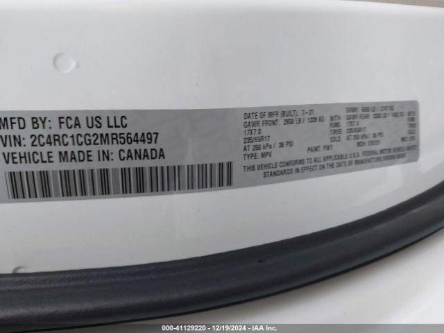 2C4RC1CG2MR564497 Chrysler Voyager Lx