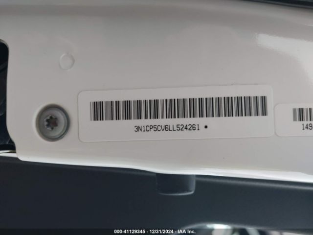 3N1CP5CV6LL524261 Nissan Kicks Sv Xtronic Cvt