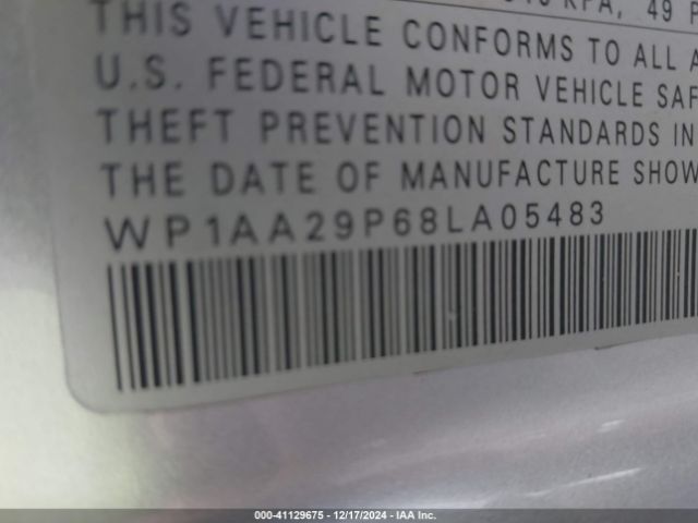 2008 PORSCHE CAYENNE WP1AA29P68LA05483 Photo 8