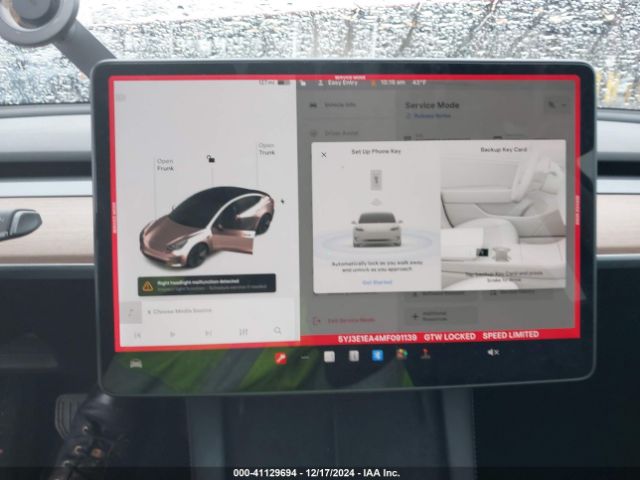 5YJ3E1EA4MF091139 Tesla Model 3 Standard Range Plus Rear-wheel Drive