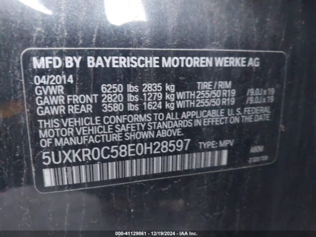 5UXKR0C58E0H28597 BMW X5 Xdrive35i