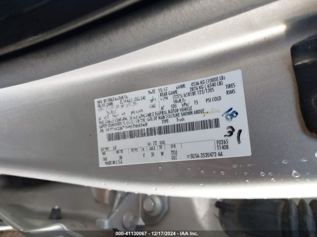 1FT7W2BT1HED69349 Ford F-250 Lariat