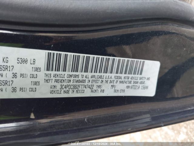 3C4PDCBB2FT747422 Dodge Journey Sxt