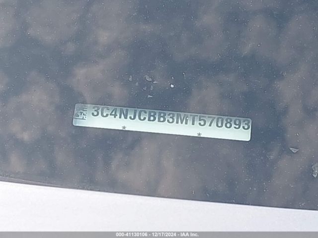 3C4NJCBB3MT570893 Jeep Compass Altitude Fwd