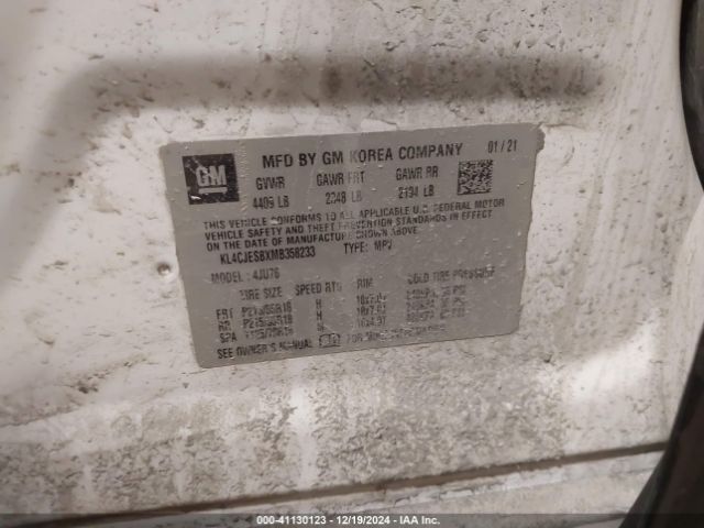2021 BUICK ENCORE KL4CJESBXMB358233 Photo 8