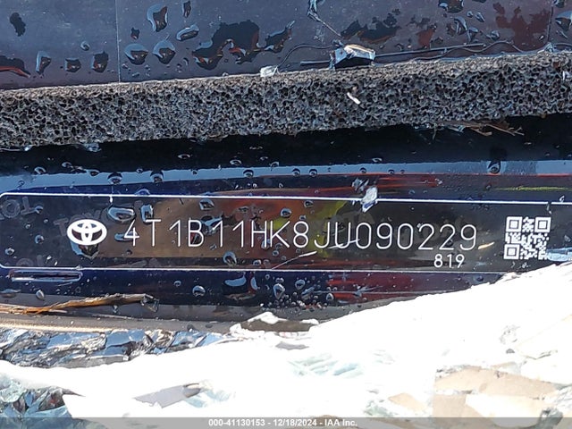 Toyota CAMRY LE 2018 4T1B11HK8JU090229 Image 9