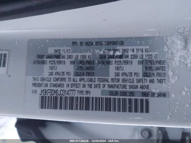 JM3KFBDM8J0314777 Mazda Cx-5 Grand Touring
