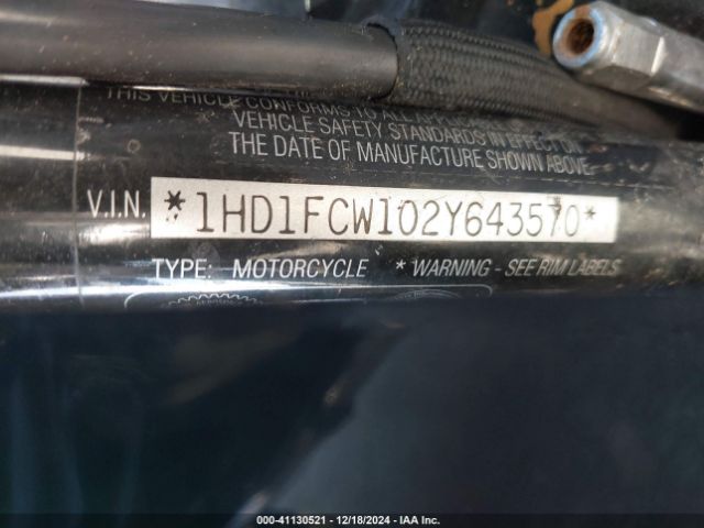 2002 HARLEY-DAVIDSON FLHTCUI 1HD1FCW102Y643570 Photo 9