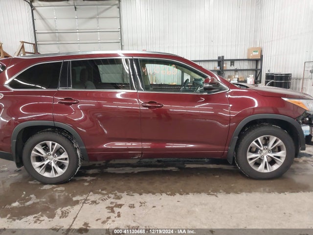 Toyota Highlander Xle V6 2015 5TDJKRFH8FS178714 Image 14