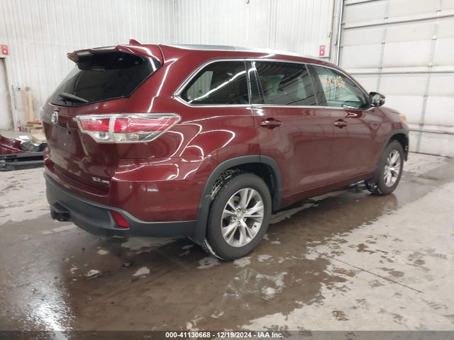 Toyota Highlander Xle V6 2015 5TDJKRFH8FS178714 Image 4