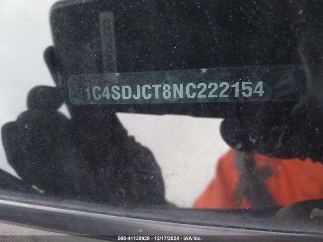 1C4SDJCT8NC222154 Dodge Durango R/t Awd