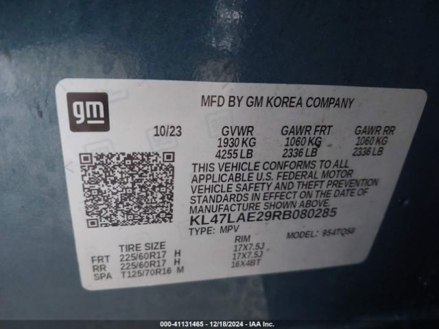 KL47LAE29RB080285 Buick Envista Preferred Fwd