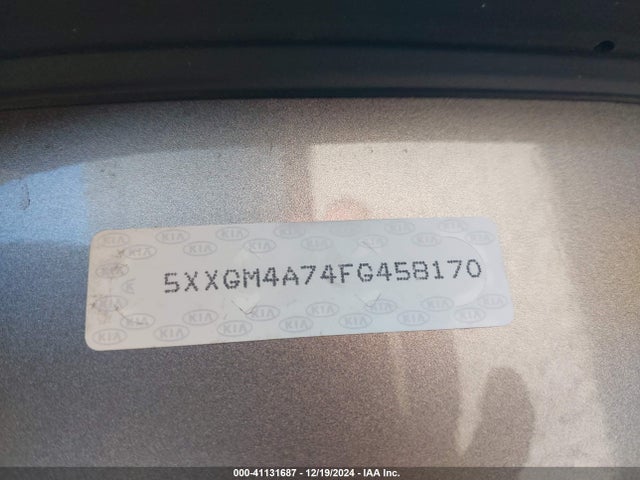 KIA Optima Lx 2015 5XXGM4A74FG458170 Image 9