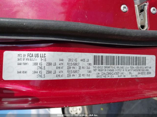 1C4NJCBA6HD147857 Jeep Compass Sport Fwd