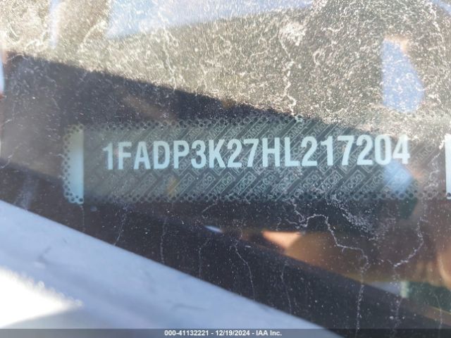 1FADP3K27HL217204 Ford FOCUS SE