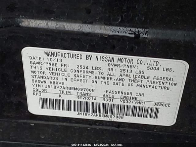 JN1BV7AR8EM697968 Infiniti Q50 SPORT