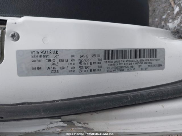 2C4RDGEG3HR673506 Dodge Grand Caravan Gt