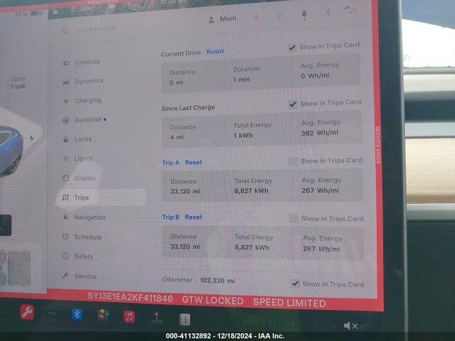 2019 TESLA MODEL 3 5YJ3E1EA2KF411846 Photo 6