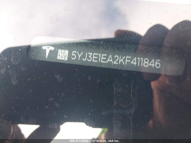 2019 TESLA MODEL 3 5YJ3E1EA2KF411846 Photo 8