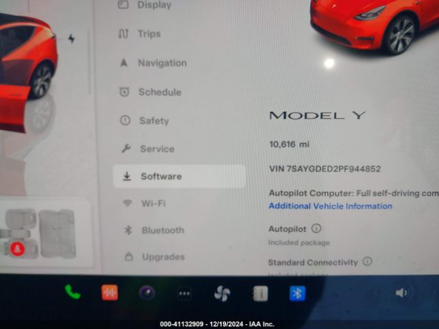 7SAYGDED2PF944852 Tesla Model Y Rwd