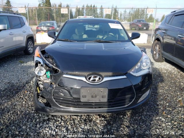 KMHTC6AD6EU192416 Hyundai Veloster Base W/gray