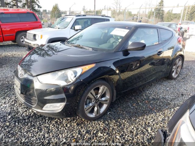 KMHTC6AD6EU192416 Hyundai Veloster Base W/gray