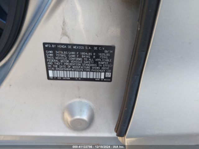3HGGK5H8XFM733079 Honda Fit Ex/ex-l