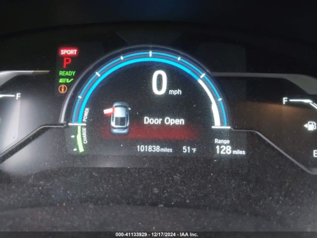 JHMZC5F19JC008317 Honda CLARITY PLUG-IN HYBRID