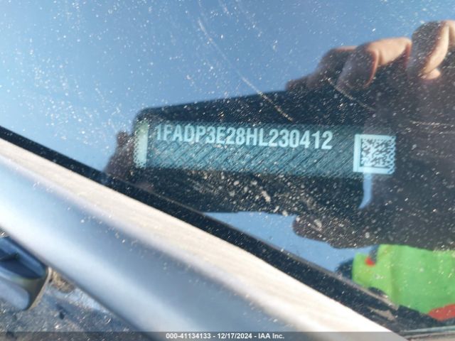 1FADP3E28HL230412 Ford FOCUS S