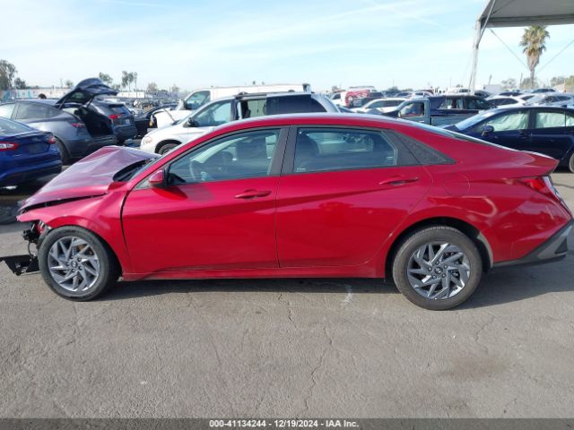 KMHLM4DJ5RU095443 Hyundai Elantra Hybrid Blue