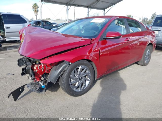 KMHLM4DJ5RU095443 Hyundai Elantra Hybrid Blue