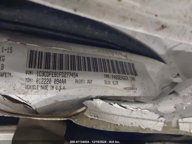 1C3CDFEB1FD277454 Dodge DART GT