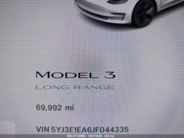 5YJ3E1EA6JF044335 Tesla Model 3 Long Range/mid Range