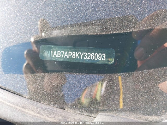 Nissan SENTRA SV 2019 3N1AB7AP8KY326093 Image 9