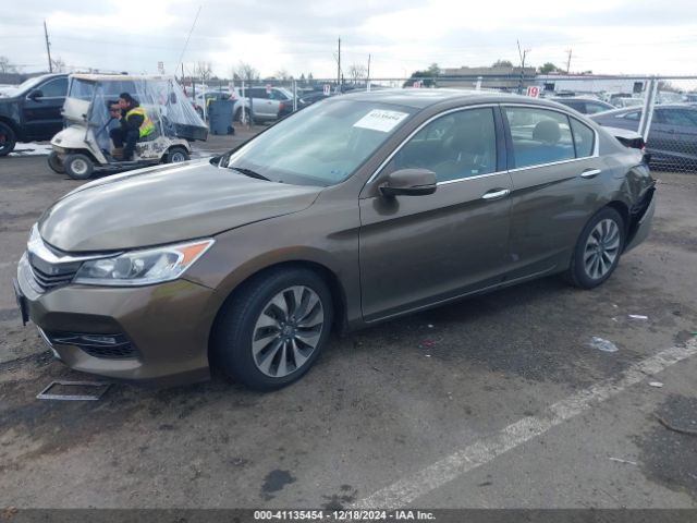 JHMCR6F58HC022913 Honda Accord Hybrid Ex-l