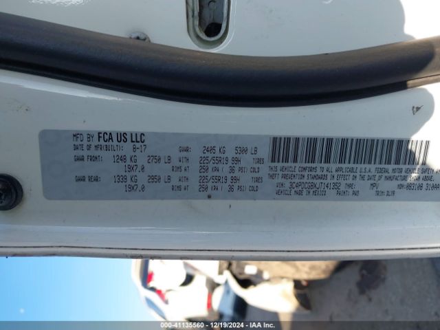 3C4PDCGBXJT141352 Dodge Journey Crossroad