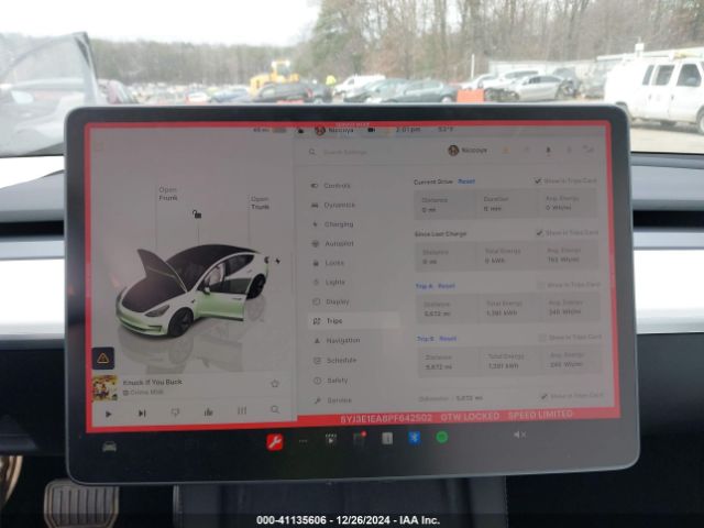 5YJ3E1EA8PF642502 Tesla Model 3 Rear-wheel Drive