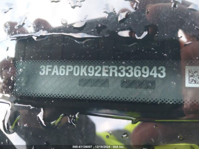 3FA6P0K92ER336943 Ford Fusion Titanium