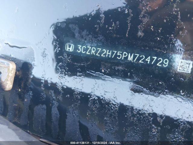 3CZRZ2H75PM724729 Honda Hr-v Awd Ex-l