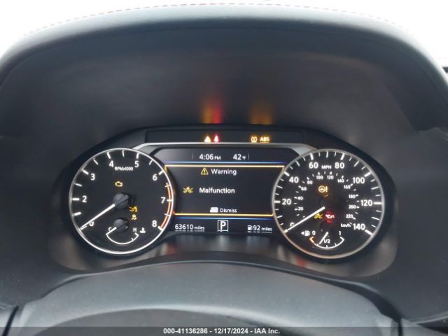 1N4BL4CV0NN322281 Nissan Altima Sr Fwd