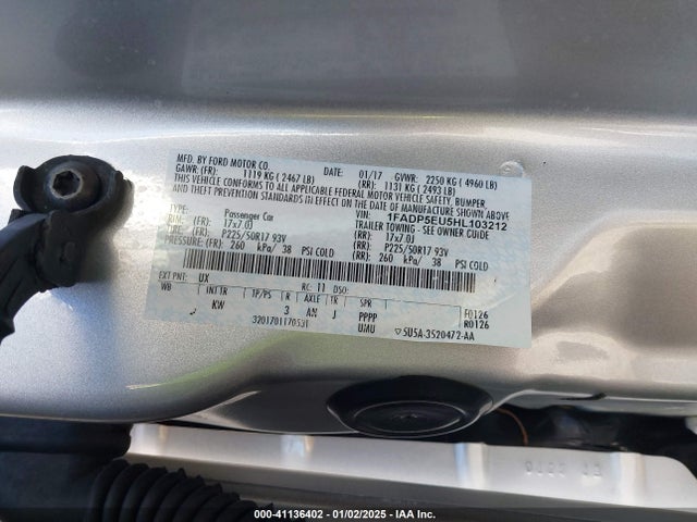 Ford C-max Energi Se 2017 1FADP5EU5HL103212 Image 9